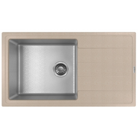 Врезная мойка комбинированная Florentina Комби-860 Песочный