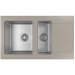 Врезная мойка комбинированная Florentina Комби-860К Грей
