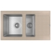 Врезная мойка комбинированная Florentina Комби-860К Песочный