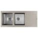 Врезная мойка комбинированная Florentina Комби-1160 Серый шёлк