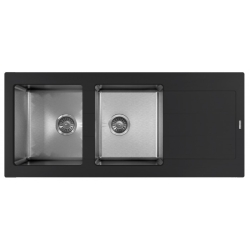 Врезная мойка комбинированная Florentina Комби-1160 Антрацит