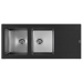 Врезная мойка комбинированная Florentina Комби-1160 Антрацит