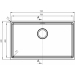 Врезная мойка Florentina Логика-НМ 750.510.10.10 Нержавеющая сталь