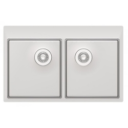 Врезная мойка Florentina Логика-НМ 800.510.20.10 Нержавеющая сталь