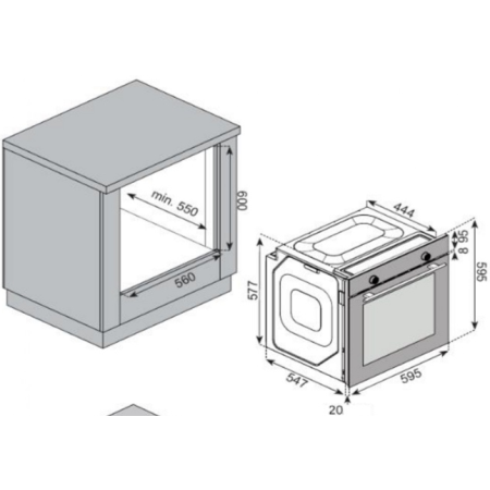 Электрический духовой шкаф History OE7710C.FBK