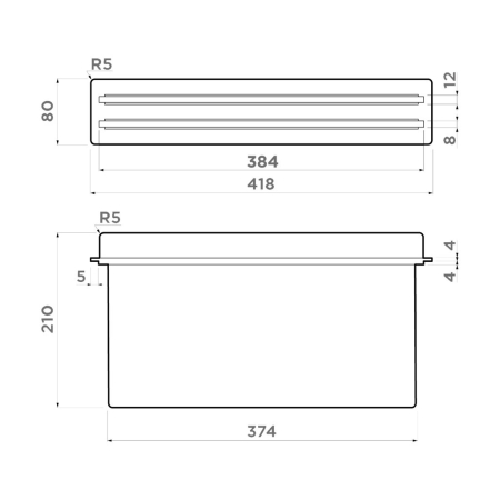 Разделочная доска OMOIKIRI FP-05 GB графит