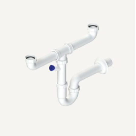 Сифон двойной для моек FALMEC
