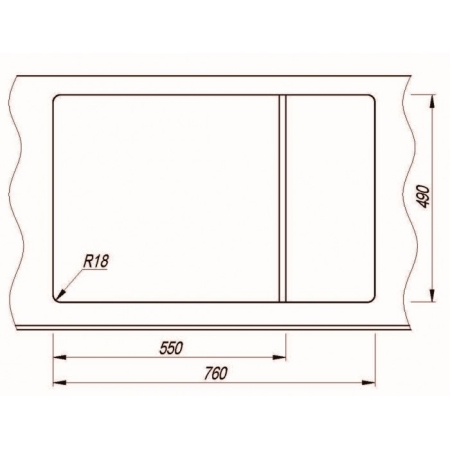 Врезная мойка Florentina РОССАНА-780 Антрацит