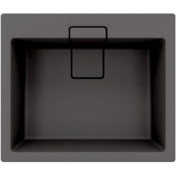 Врезная мойка Florentina РИВЬЕРА-600 Антрацит