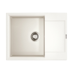 Врезная мойка OMOIKIRI Daisen 65T-WH TETOGRANIT/белый