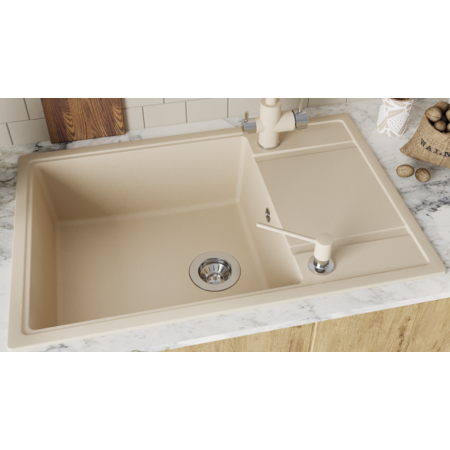 Врезная мойка Florentina ЛИПСИ-780XL Шампань