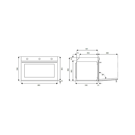 Электрический духовой шкаф BERTAZZONI F909PROEKX