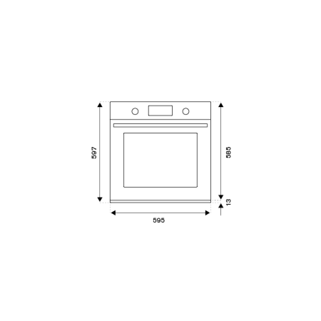 Электрический духовой шкаф BERTAZZONI F6011MODELX