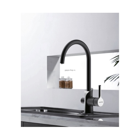 Смеситель 3 в 1 Gappo G4303-6 черный