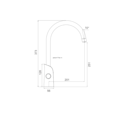 Смеситель 3 в 1 Gappo G4303-6 черный
