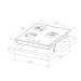 Газовая варочная поверхность KUPPERSBERG FG49W