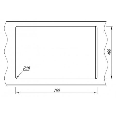 Врезная мойка Dr. Gans Астра 780 белый