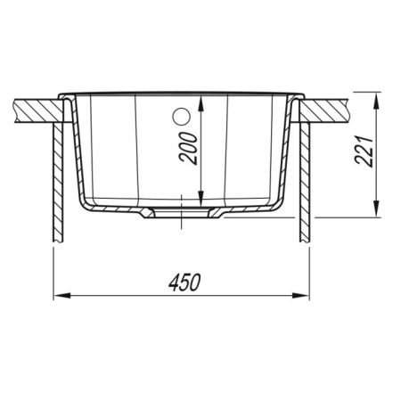 Врезная мойка Dr. Gans Дора латте