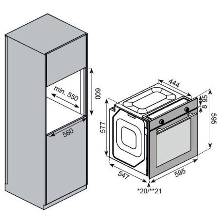 Электрический духовой шкаф KUPPERSBERG HF609B