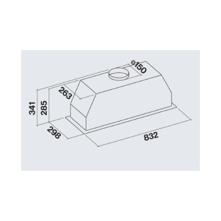 Полновстраиваемая вытяжка Falmec GRUPPO INCASSO NO-DROP (PLUS)