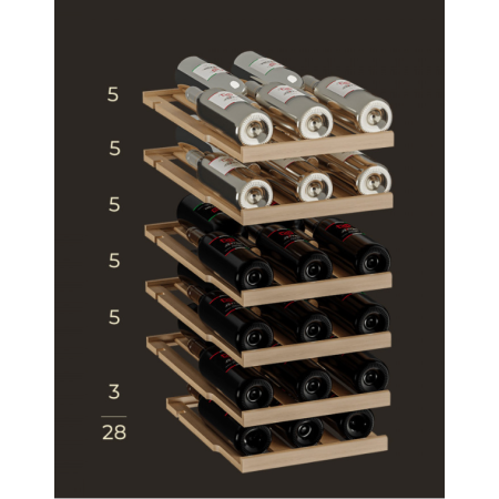 Встраиваемый под столешницу винный холодильник Meyvel MV28-KBT2