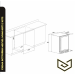 Встраиваемый под столешницу винный холодильник Meyvel MV46-KST2