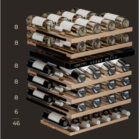 Встраиваемый под столешницу винный холодильник Meyvel MV46NH-KBT2