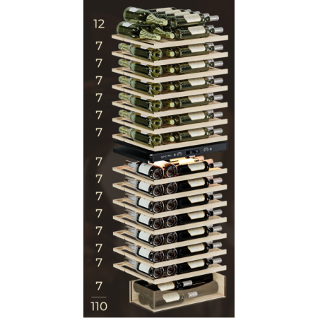 Встраиваемый винный холодильник Meyvel MV110-KBT2 (Slim)