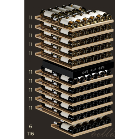 Встраиваемый винный холодильник Meyvel MV116-KBT2