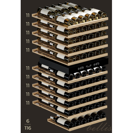 Встраиваемый винный холодильник Meyvel MV116-KST2