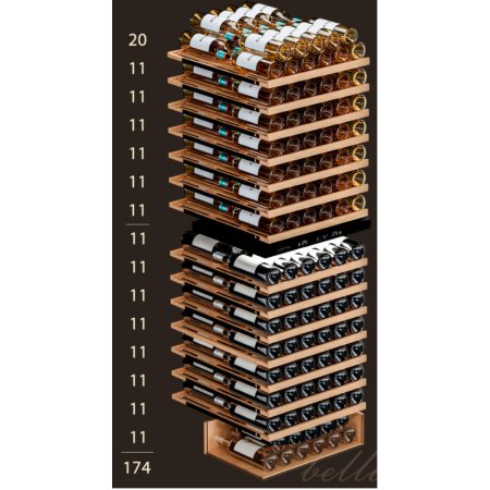 Встраиваемый винный холодильник Meyvel MV163PRO-KBT2