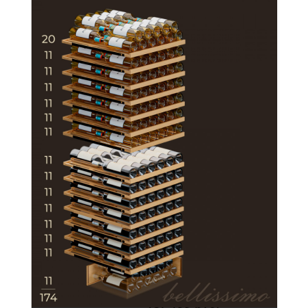 Встраиваемый винный холодильник Meyvel MV163PRO-KST2