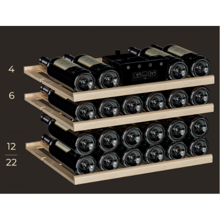 Встраиваемый в колонну винный холодильник Meyvel MV22-KBB1