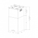 Островная вытяжка KORTING KHA45970WCube