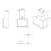 Вертикалная вытяжка KORTING KHC65330GN