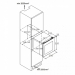 Встраиваемый в колонну винный холодильник KORTING KFW604DBGXN