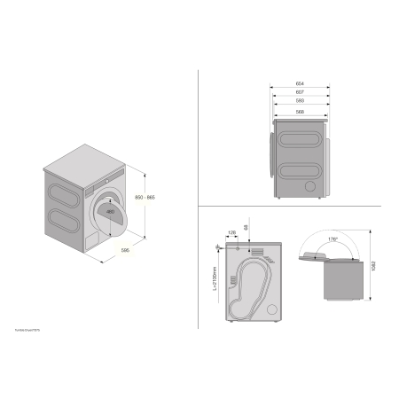 Соло сушильная машина ASKO TDC1781H.W.Р