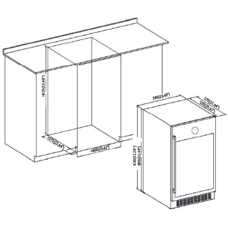 Встраиваемый винный холодильник KUPPERSBERG RBW85