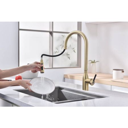 Смеситель 3 в 1 Paulmark UNIVERSAL светлое золото