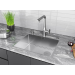 Смеситель 3 в 1 Paulmark URBAN брашированная сталь