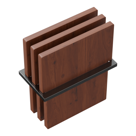 Держатель для досок OMOIKIRI FP-04 GM вороненая сталь