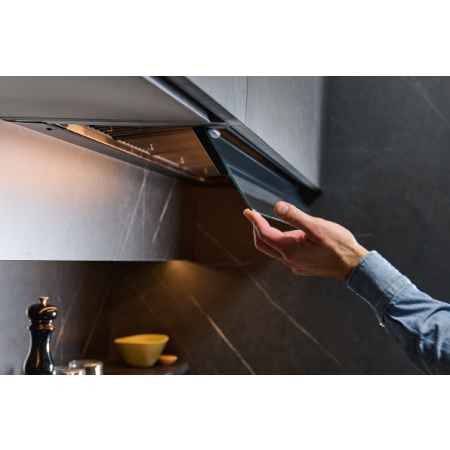 Полновстраиваемая вытяжка Falmec VIRGOLA TOUCH NRS 90 BLAC