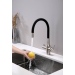 Смеситель 3 в 1 Paulmark SALIX брашированная сталь