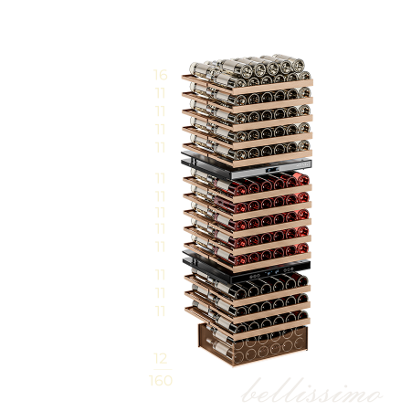 Встраиваемый винный холодильник Meyvel MV154PRO-KBT3