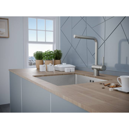 Смеситель Paulmark SPRING брашированная сталь
