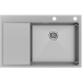 Врезная мойка Paulmark KRONER-EDGE 78F брашированная нержавеющая сталь