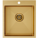 Врезная мойка Paulmark KRONER45 брашированное золото