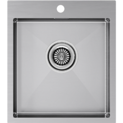 Врезная мойка Paulmark KRONER45 брашированная нержавеющая сталь