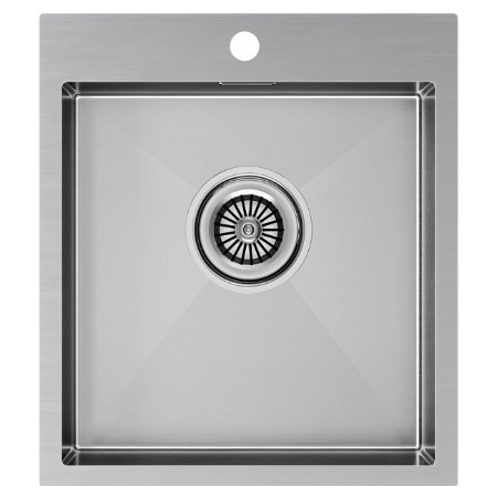 Врезная мойка Paulmark KRONER45 брашированная нержавеющая сталь