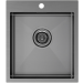 Врезная мойка Paulmark KRONER45 вороненая сталь